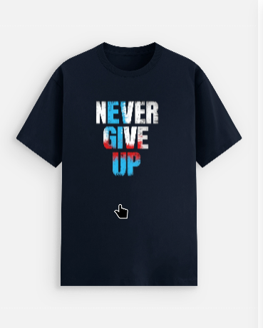 Never Give Up  Unisex Tee
